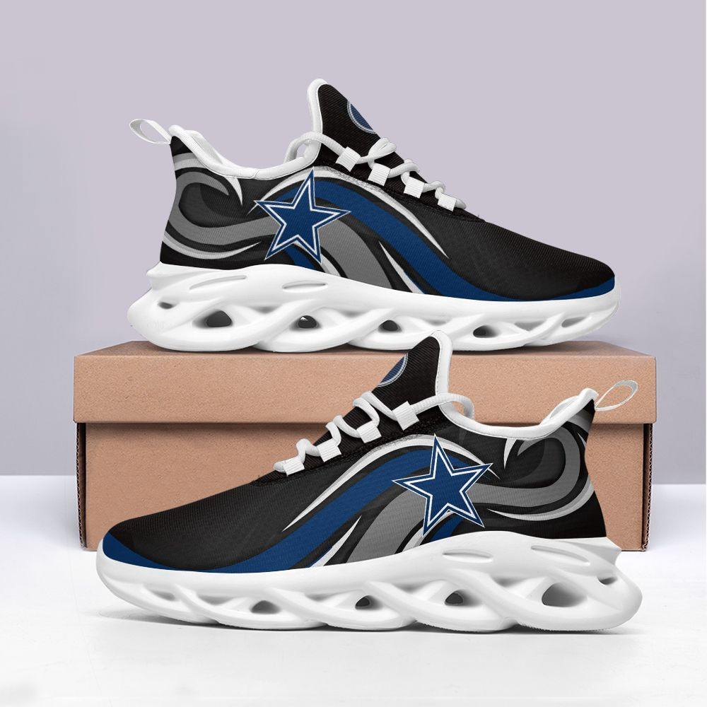 Dallas Cowboys Max Soul Shoes Sneakers for Men And Women – NFL Football Fan Shoes, Team Sneakers