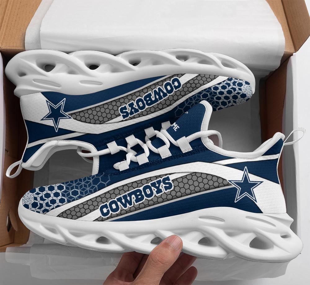 Dallas Cowboys Max Soul Shoes Sneakers for Men And Women – NFL Football Fan Shoes, Team Sneakers - Image 3