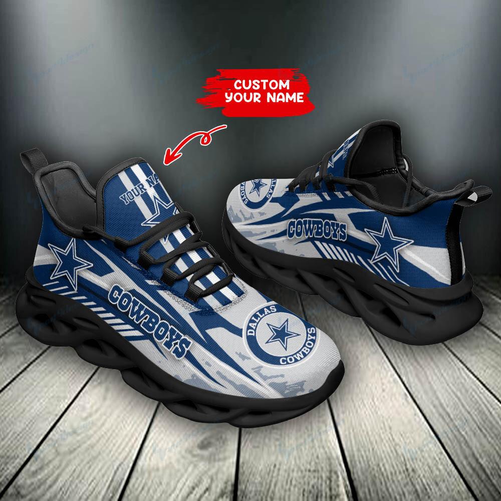 Dallas Cowboys Max Soul Shoes Sneakers for Men And Women – NFL Football Fan Shoes, Team Sneakers - Image 4