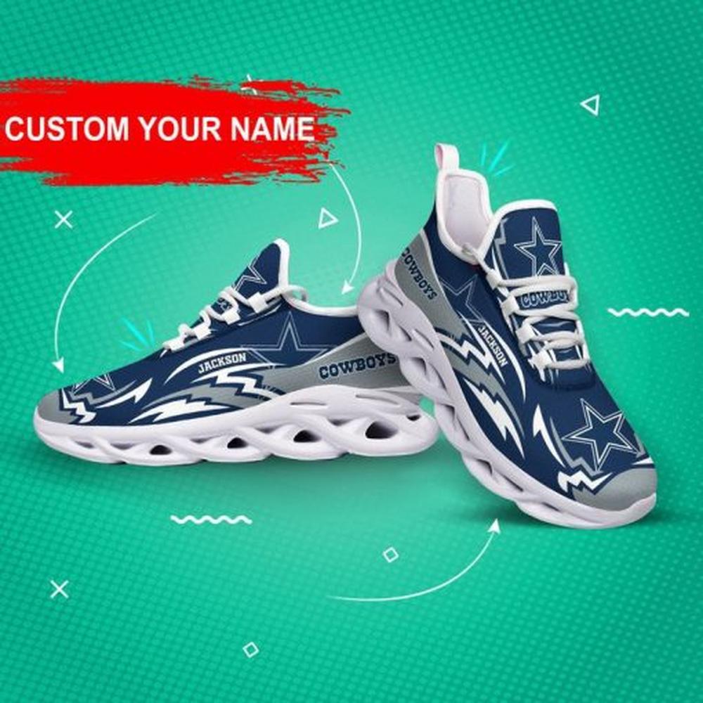 Dallas Cowboys Max Soul Shoes Sneakers for Men And Women – NFL Football Fan Shoes, Team Sneakers - Image 7