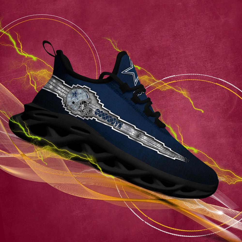 Dallas Cowboys Max Soul Shoes Sneakers for Men And Women – NFL Football Fan Shoes, Team Sneakers - Image 3