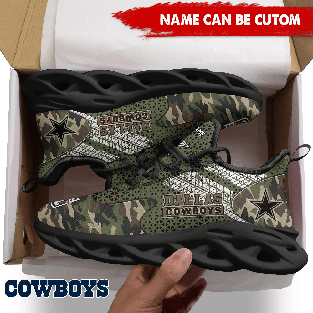 Dallas Cowboys Max Soul Shoes Sneakers for Men And Women – NFL Football Fan Shoes, Team Sneakers - Image 3