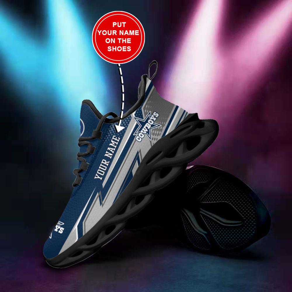 Dallas Cowboys Max Soul Shoes Sneakers for Men And Women – NFL Football Fan Shoes, Team Sneakers - Image 3