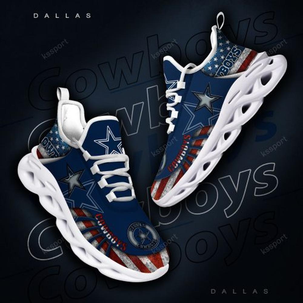 Dallas Cowboys Max Soul Shoes Sneakers for Men And Women – NFL Football Fan Shoes, Team Sneakers - Image 6