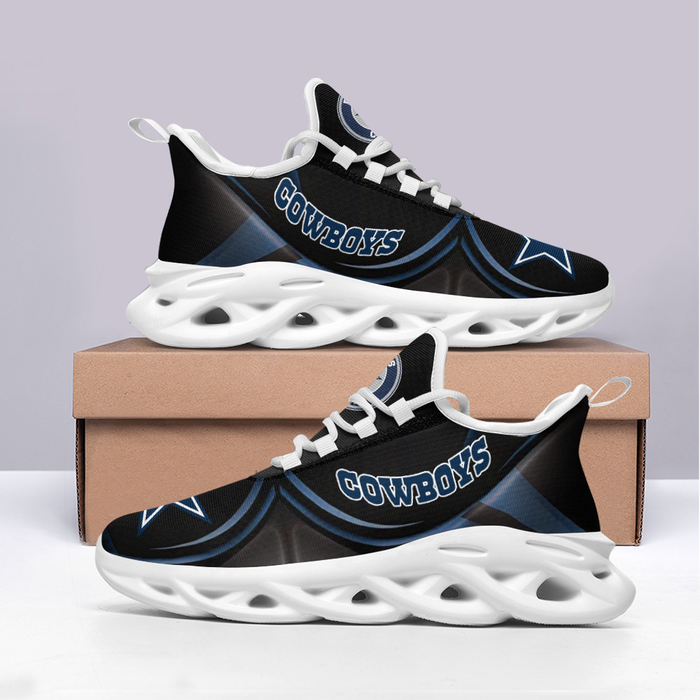 Dallas Cowboys Max Soul Shoes Sneakers for Men And Women – NFL Football Fan Shoes, Team Sneakers