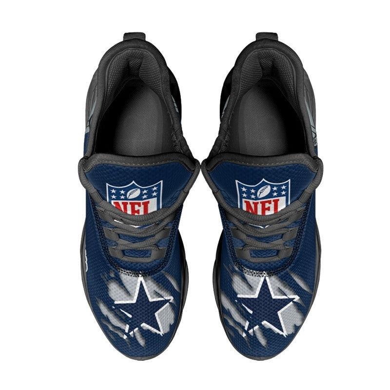 Dallas Cowboys Max Soul Shoes Sneakers for Men And Women – NFL Football Fan Shoes, Team Sneakers - Image 6