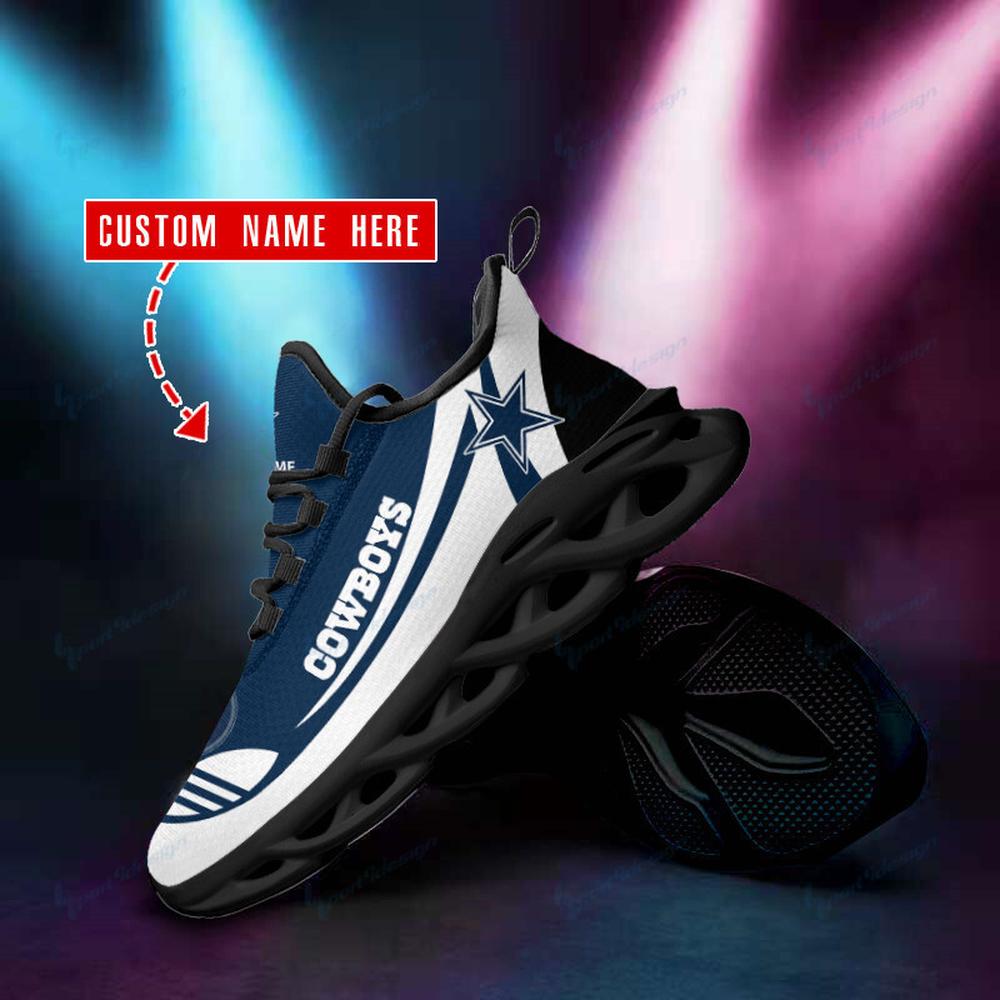 Dallas Cowboys Max Soul Shoes Sneakers for Men And Women – NFL Football Fan Shoes, Team Sneakers - Image 4