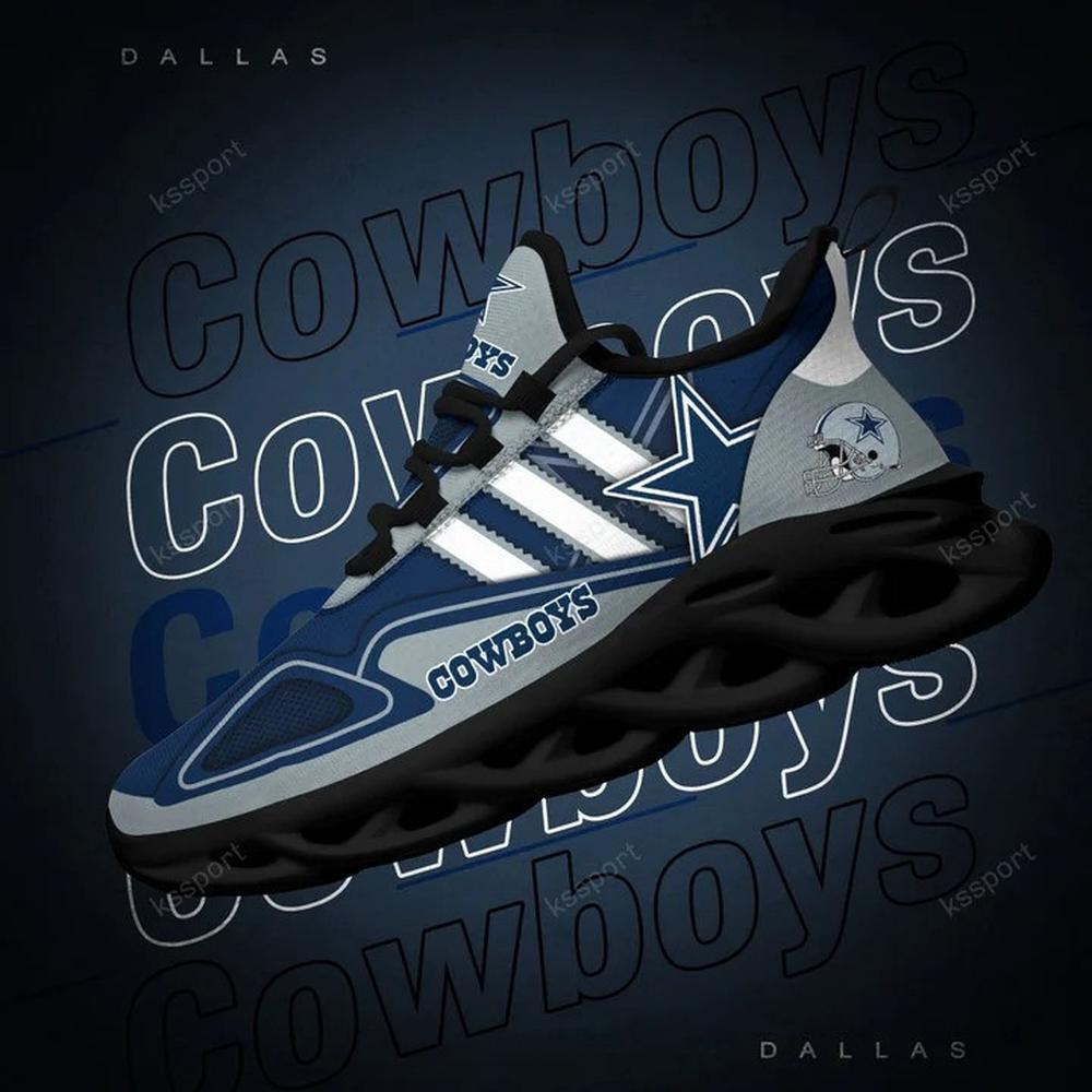 Dallas Cowboys Max Soul Shoes Sneakers for Men And Women – NFL Football Fan Shoes, Team Sneakers - Image 3
