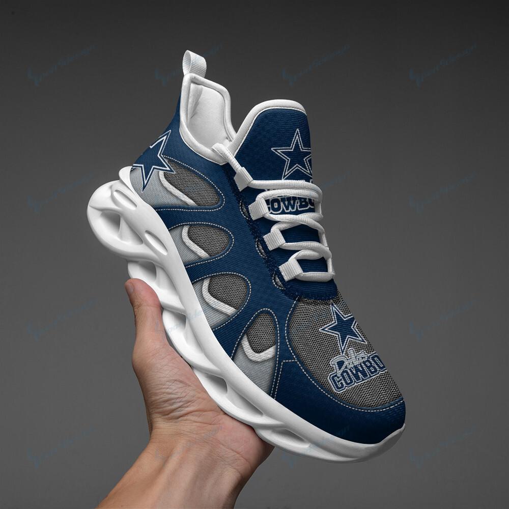 Dallas Cowboys Max Soul Shoes Sneakers for Men And Women – NFL Football Fan Shoes, Team Sneakers - Image 3