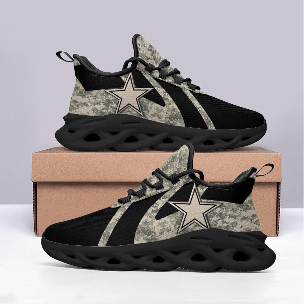 Dallas Cowboys Max Soul Shoes Sneakers for Men And Women – NFL Football Fan Shoes, Team Sneakers - Image 3