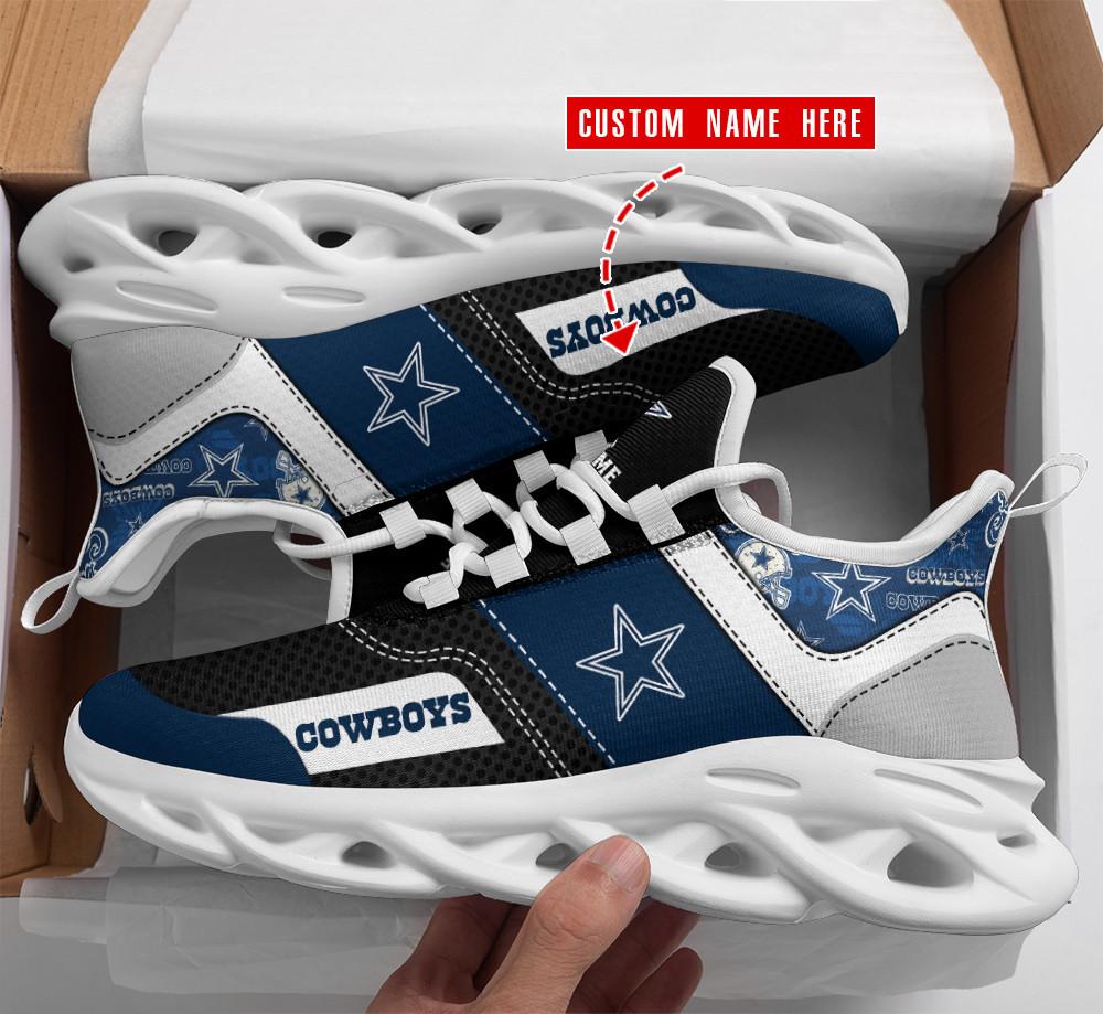 Dallas Cowboys Max Soul Shoes Sneakers for Men And Women – NFL Football Fan Shoes, Team Sneakers - Image 4
