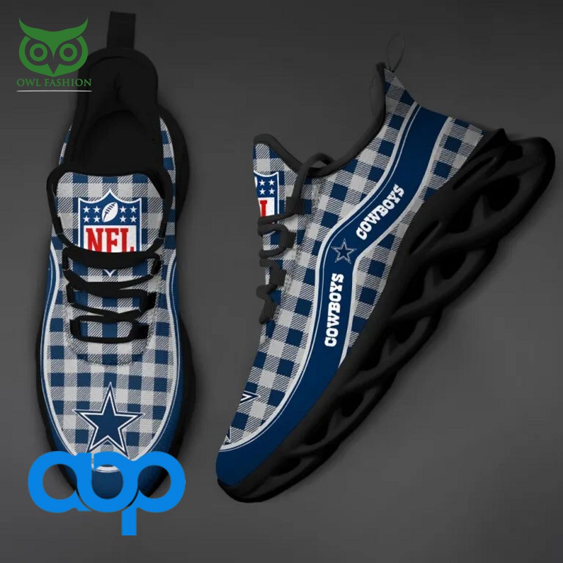 Dallas Cowboys Max Soul Shoes Sneakers for Men And Women – NFL Football Fan Shoes, Team Sneakers