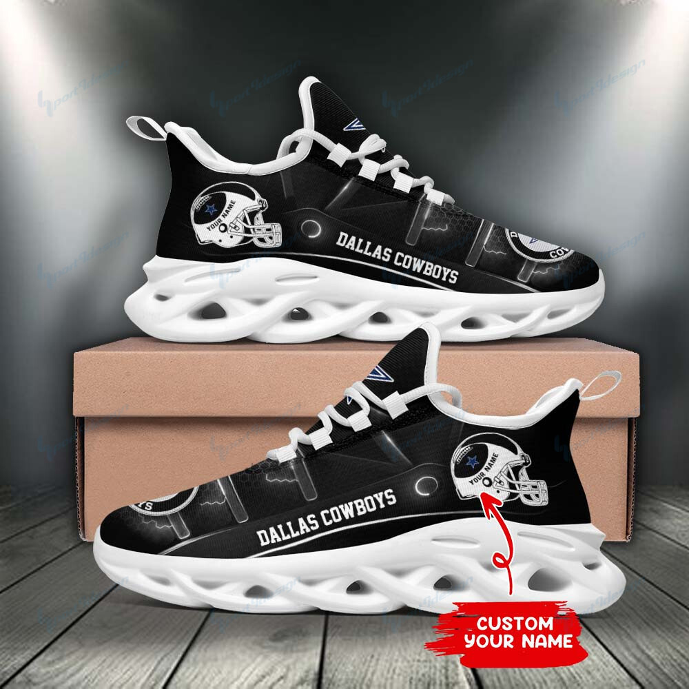 Dallas Cowboys Max Soul Shoes Sneakers for Men And Women – NFL Football Fan Shoes, Team Sneakers
