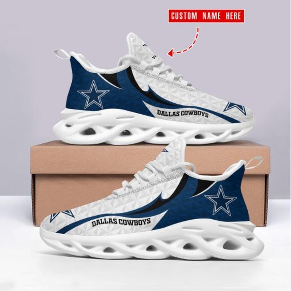 Dallas Cowboys Max Soul Shoes Sneakers for Men And Women – NFL Football Fan Shoes, Team Sneakers - Image 5