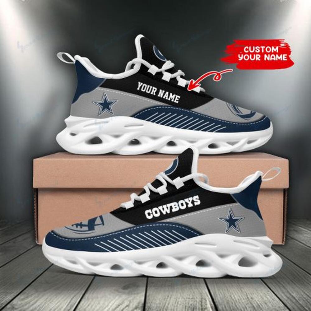 Dallas Cowboys Max Soul Shoes Sneakers for Men And Women – NFL Football Fan Shoes, Team Sneakers - Image 5