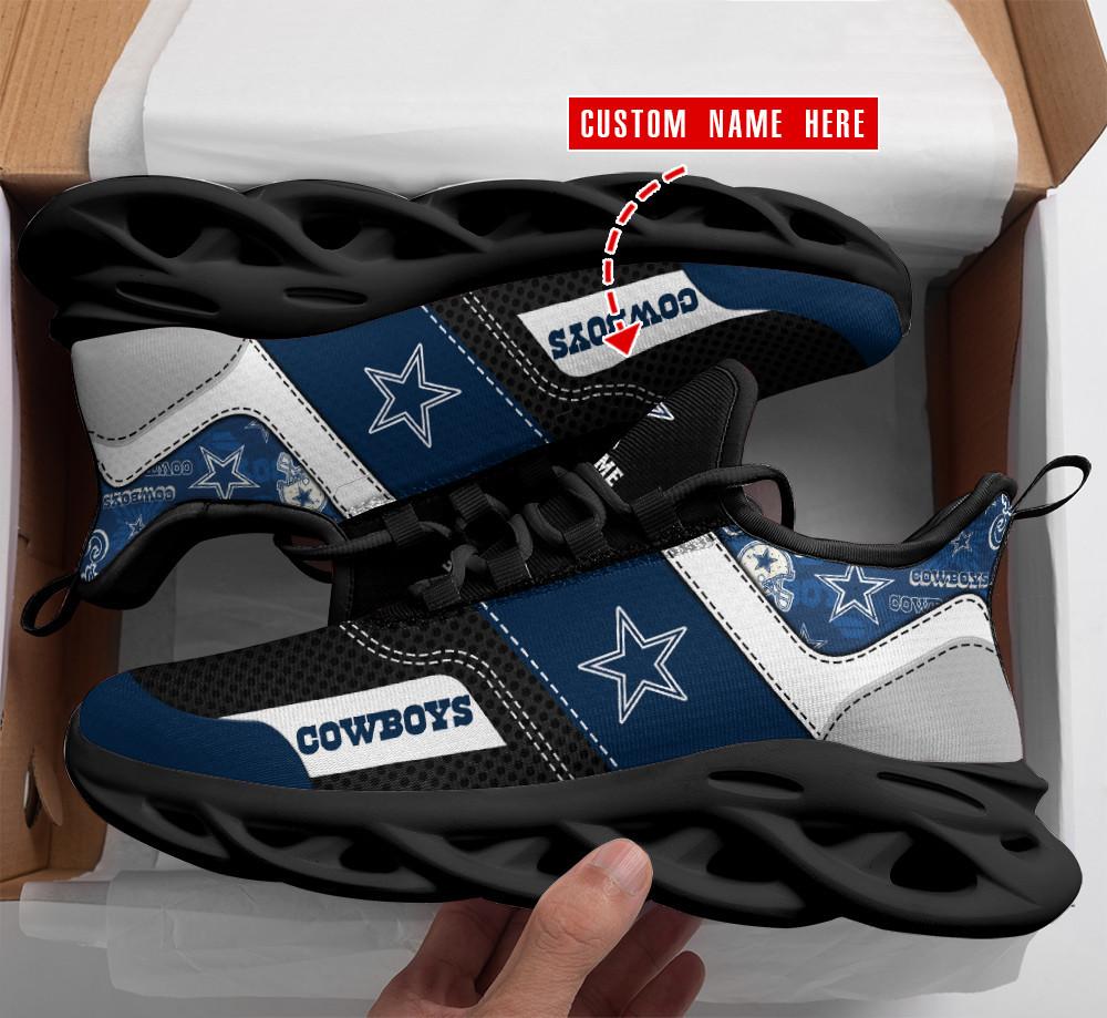 Dallas Cowboys Max Soul Shoes Sneakers for Men And Women – NFL Football Fan Shoes, Team Sneakers - Image 3