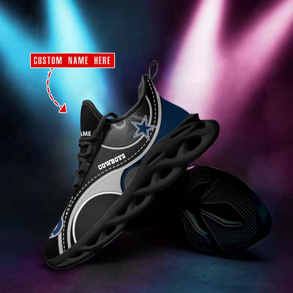 Dallas Cowboys Max Soul Shoes Sneakers for Men And Women – NFL Football Fan Shoes, Team Sneakers - Image 4