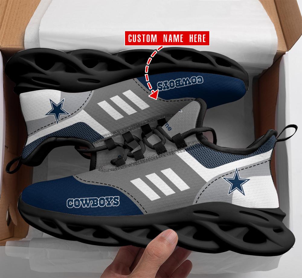 Dallas Cowboys Max Soul Shoes Sneakers for Men And Women – NFL Football Fan Shoes, Team Sneakers - Image 4