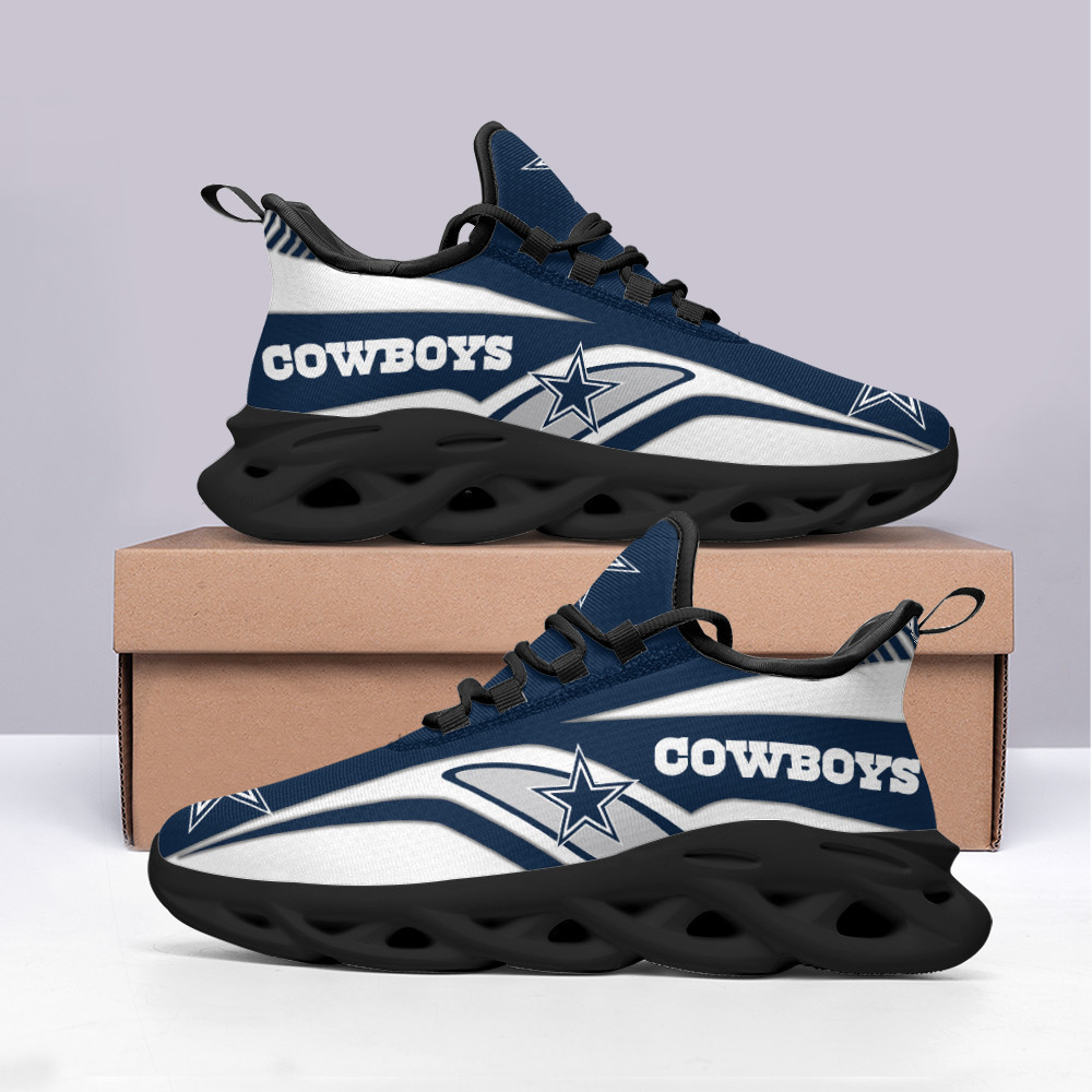 Dallas Cowboys Max Soul Shoes Sneakers for Men And Women – NFL Football Fan Shoes, Team Sneakers