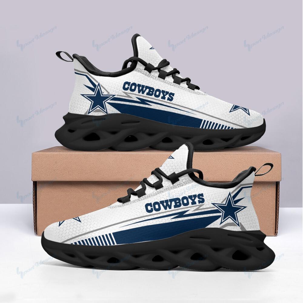Dallas Cowboys Max Soul Shoes Sneakers for Men And Women – NFL Football Fan Shoes, Team Sneakers - Image 4