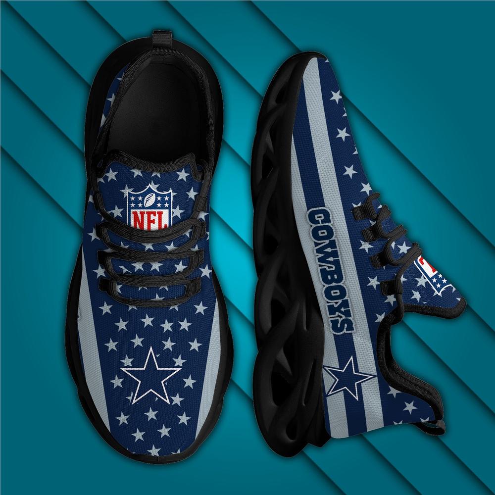 Dallas Cowboys Max Soul Shoes Sneakers for Men And Women – NFL Football Fan Shoes, Team Sneakers - Image 5