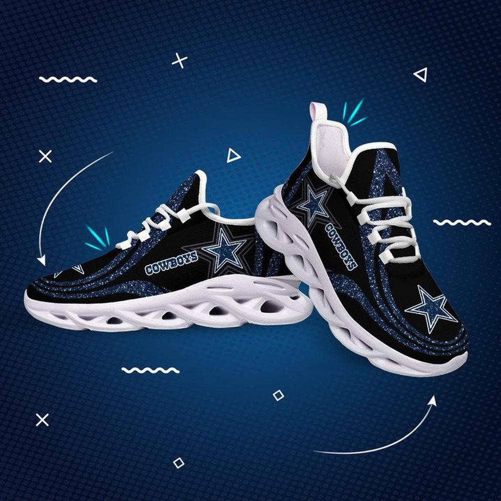 Dallas Cowboys Max Soul Shoes Sneakers for Men And Women – NFL Football Fan Shoes, Team Sneakers - Image 3