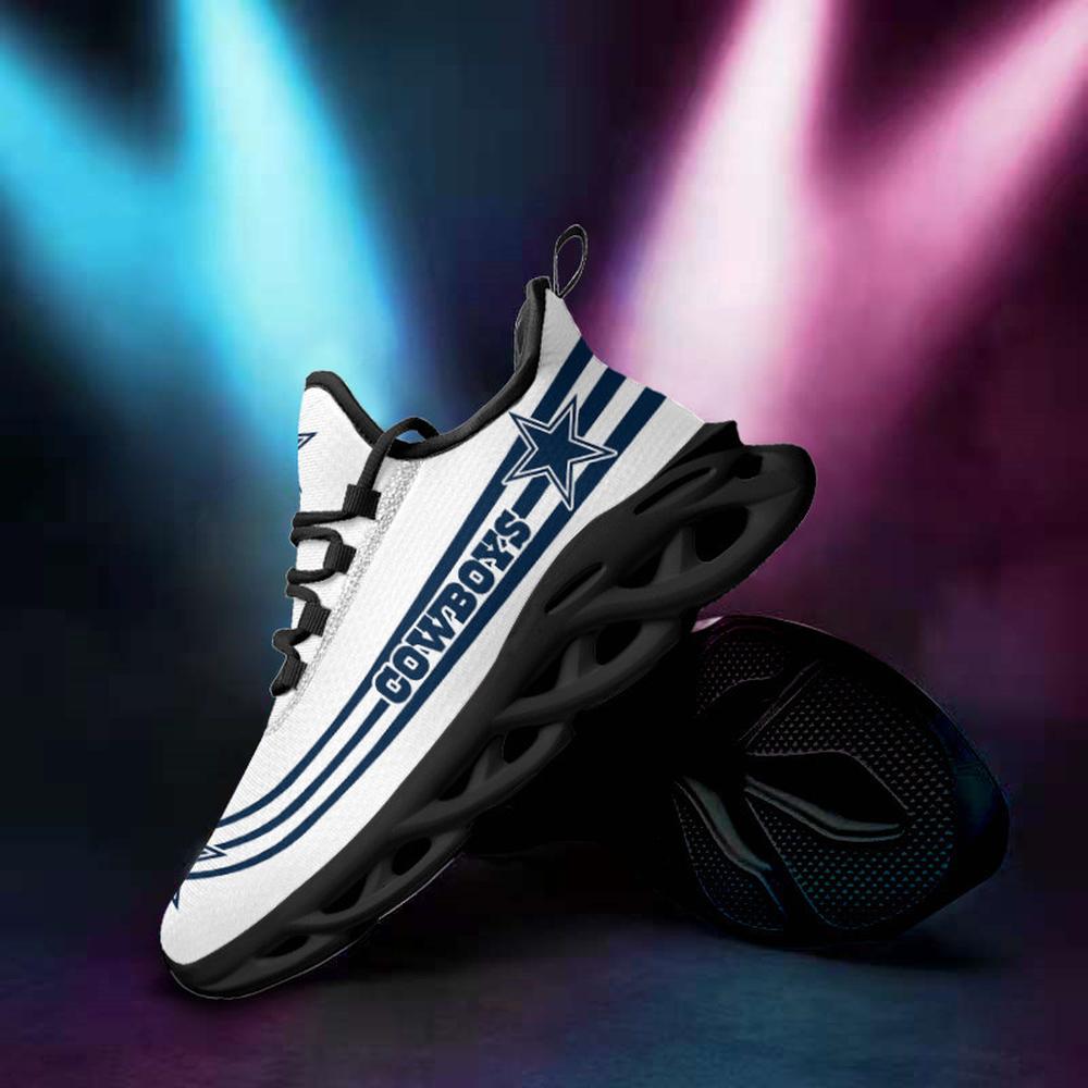 Dallas Cowboys Max Soul Shoes Sneakers for Men And Women – NFL Football Fan Shoes, Team Sneakers