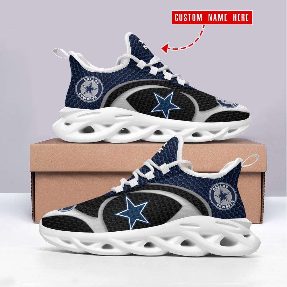Dallas Cowboys Max Soul Shoes Sneakers for Men And Women – NFL Football Fan Shoes, Team Sneakers - Image 3