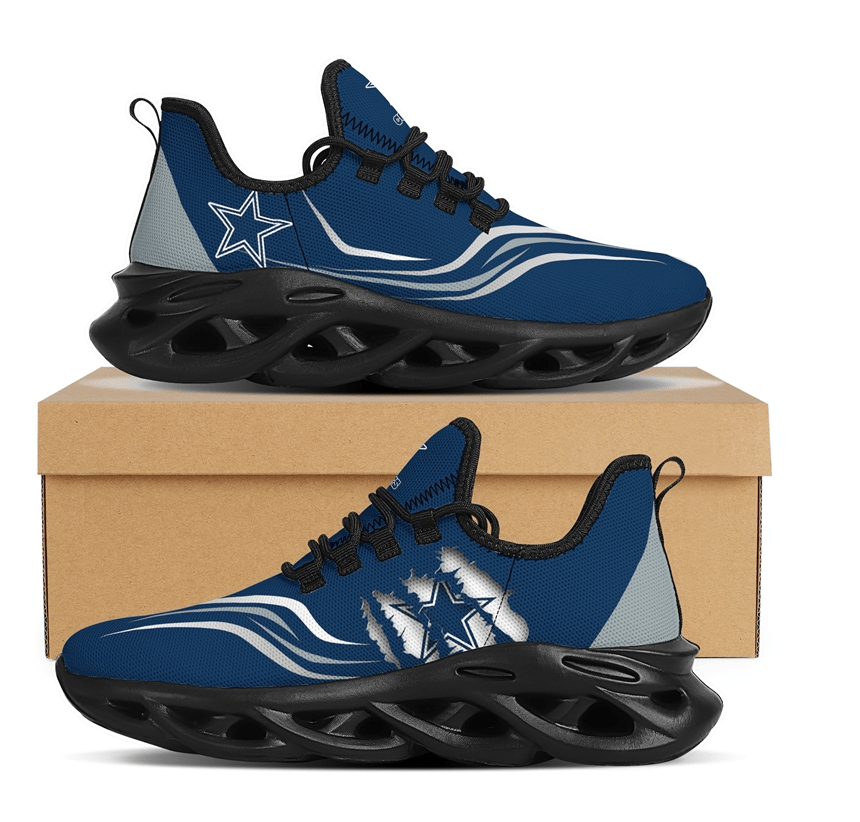 Dallas Cowboys Max Soul Shoes Sneakers for Men And Women – NFL Football Fan Shoes, Team Sneakers - Image 3