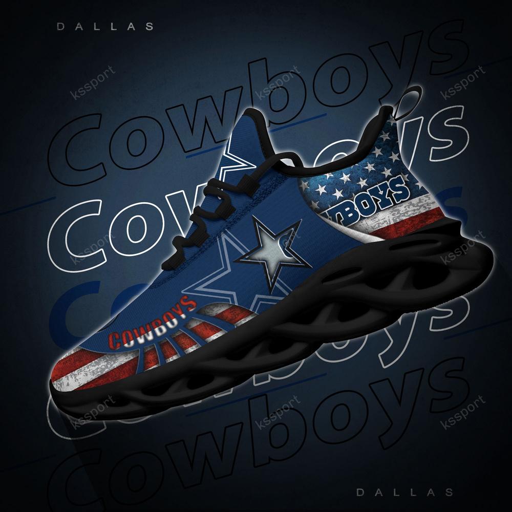 Dallas Cowboys Max Soul Shoes Sneakers for Men And Women – NFL Football Fan Shoes, Team Sneakers - Image 4