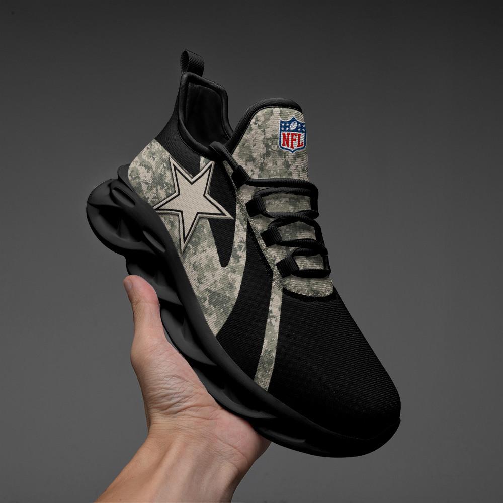 Dallas Cowboys Max Soul Shoes Sneakers for Men And Women – NFL Football Fan Shoes, Team Sneakers - Image 4