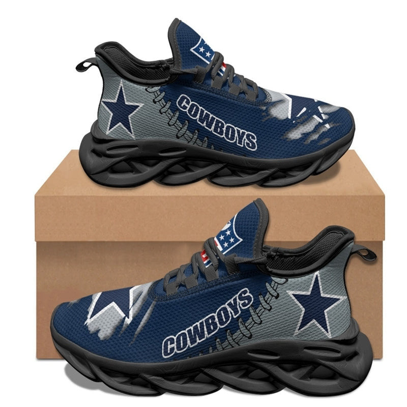 Dallas Cowboys Max Soul Shoes Sneakers for Men And Women – NFL Football Fan Shoes, Team Sneakers - Image 3