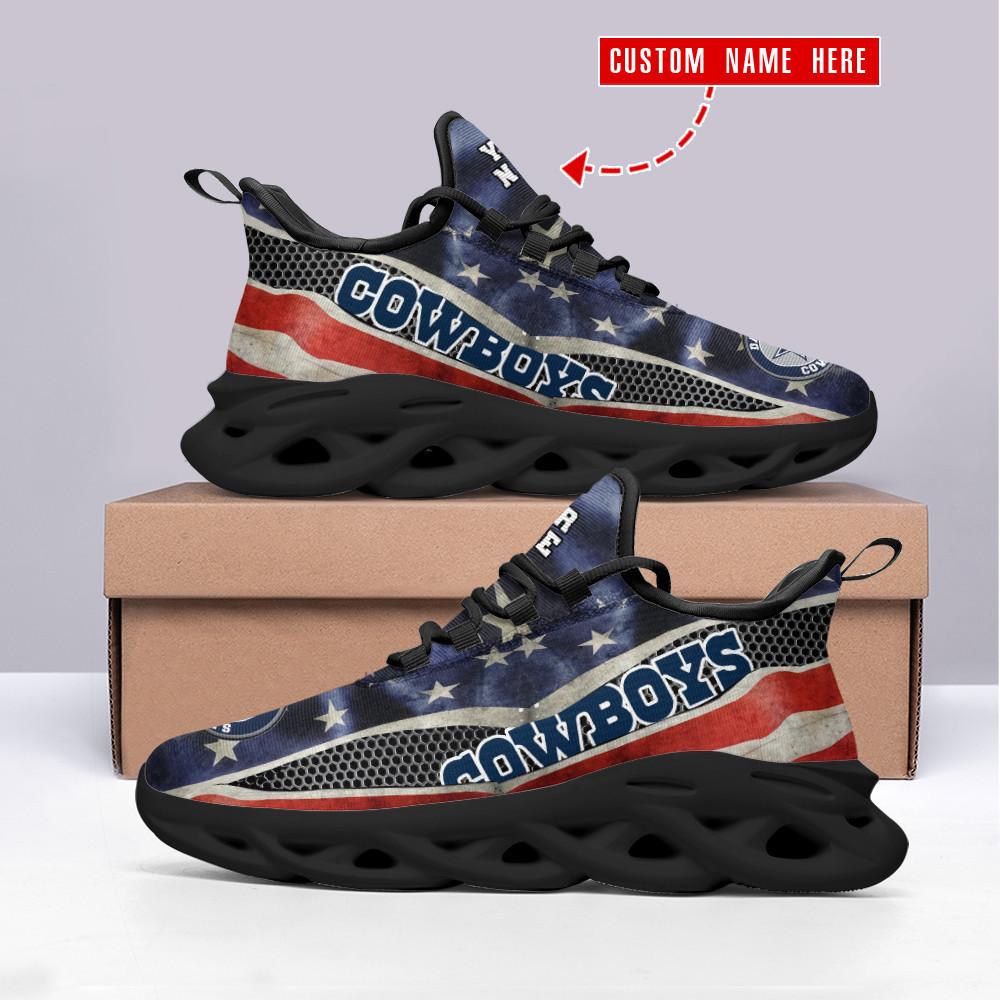 Dallas Cowboys Max Soul Shoes Sneakers for Men And Women – NFL Football Fan Shoes, Team Sneakers - Image 3
