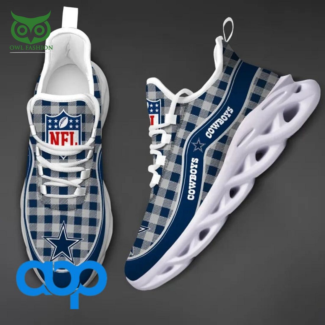 Dallas Cowboys Max Soul Shoes Sneakers for Men And Women – NFL Football Fan Shoes, Team Sneakers - Image 4