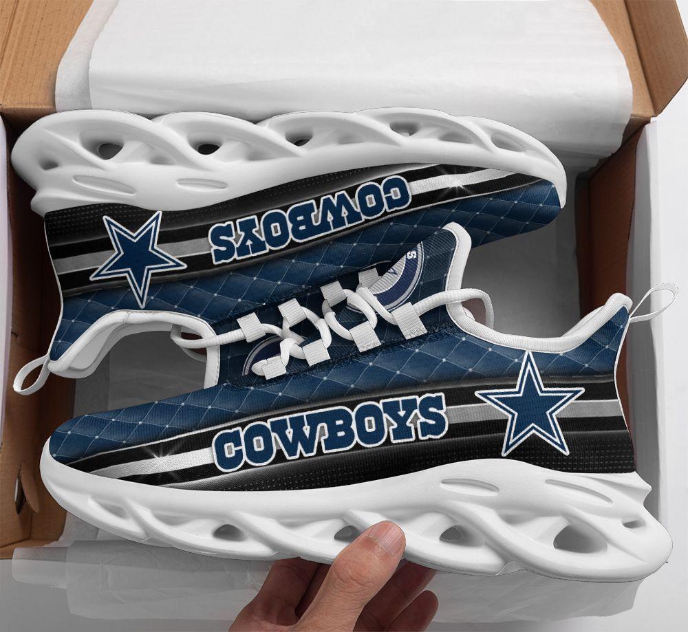 Dallas Cowboys Max Soul Shoes Sneakers for Men And Women – NFL Football Fan Shoes, Team Sneakers - Image 3