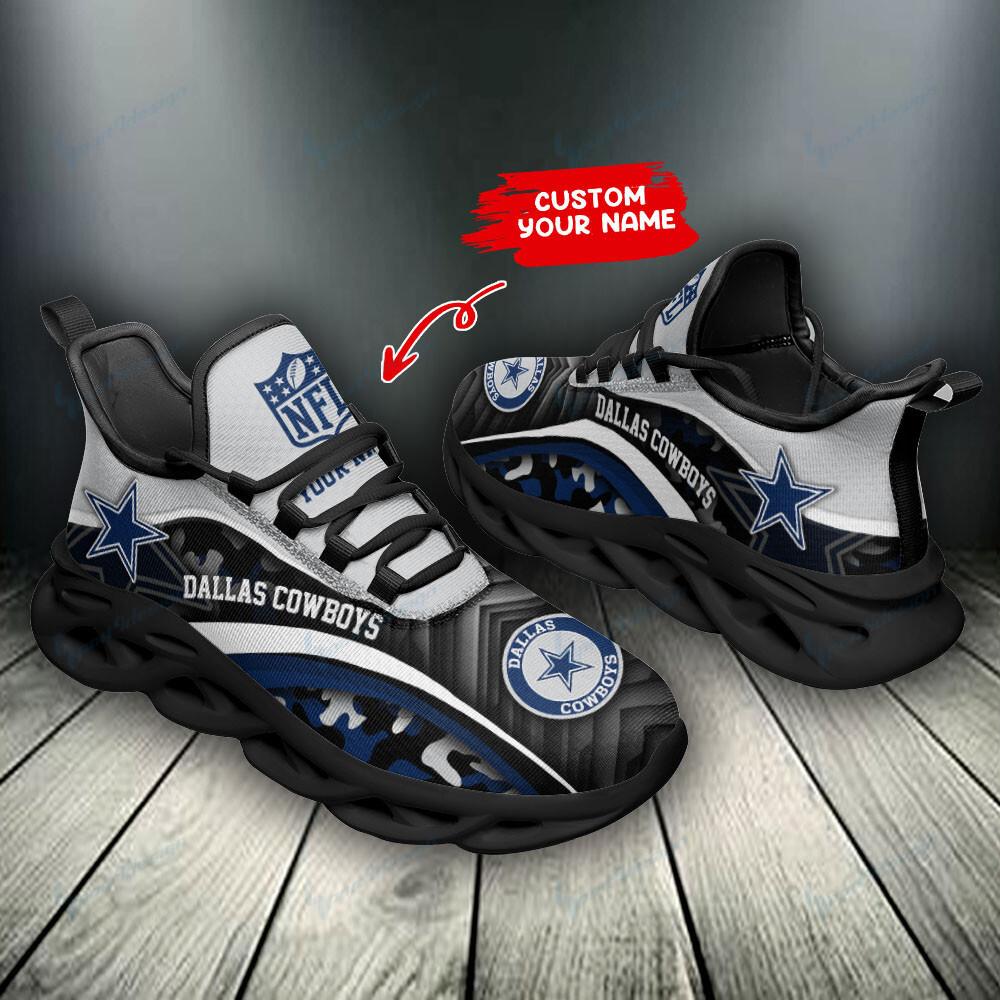 Dallas Cowboys Max Soul Shoes Sneakers for Men And Women – NFL Football Fan Shoes, Team Sneakers - Image 4