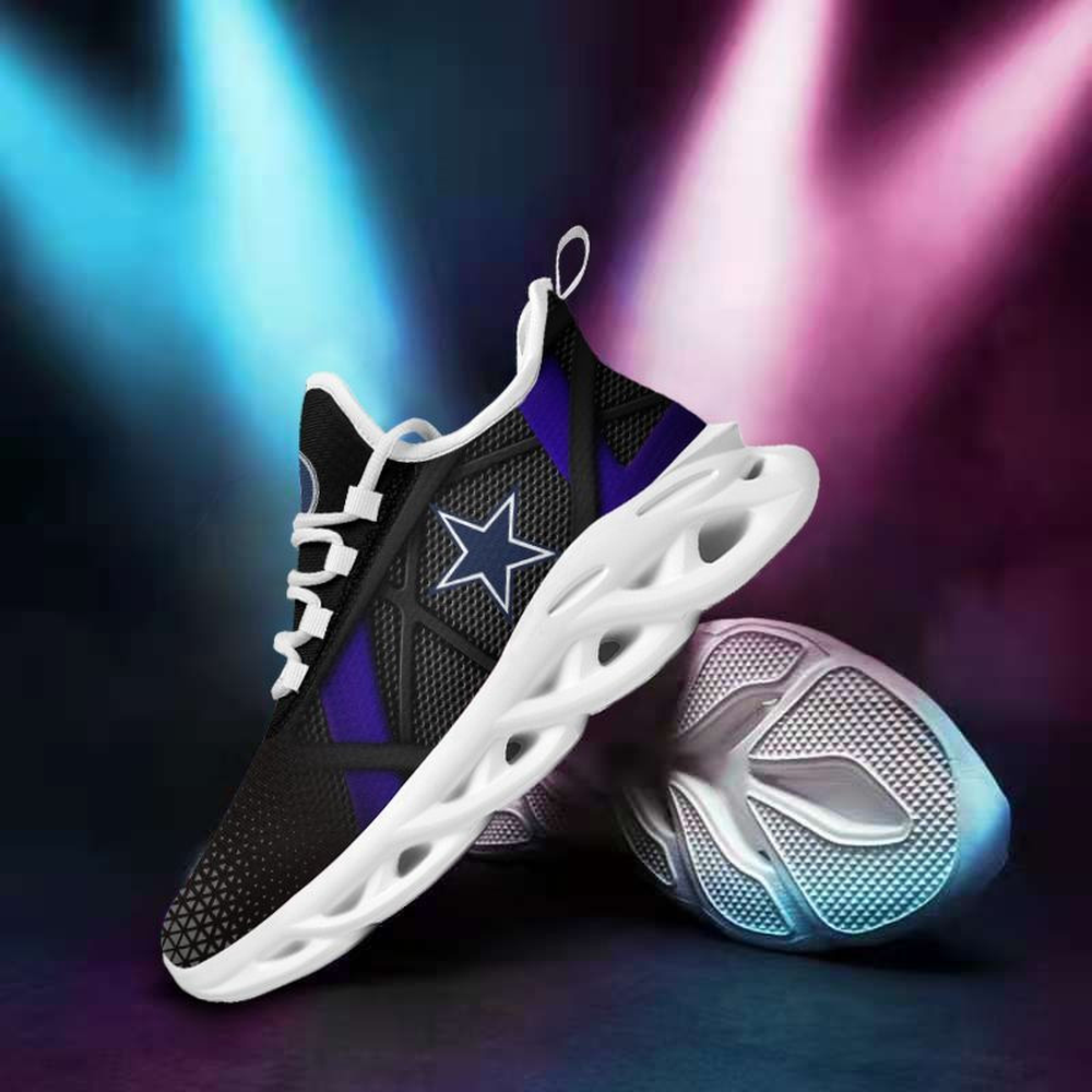 Dallas Cowboys Max Soul Shoes Sneakers for Men And Women – NFL Football Fan Shoes, Team Sneakers