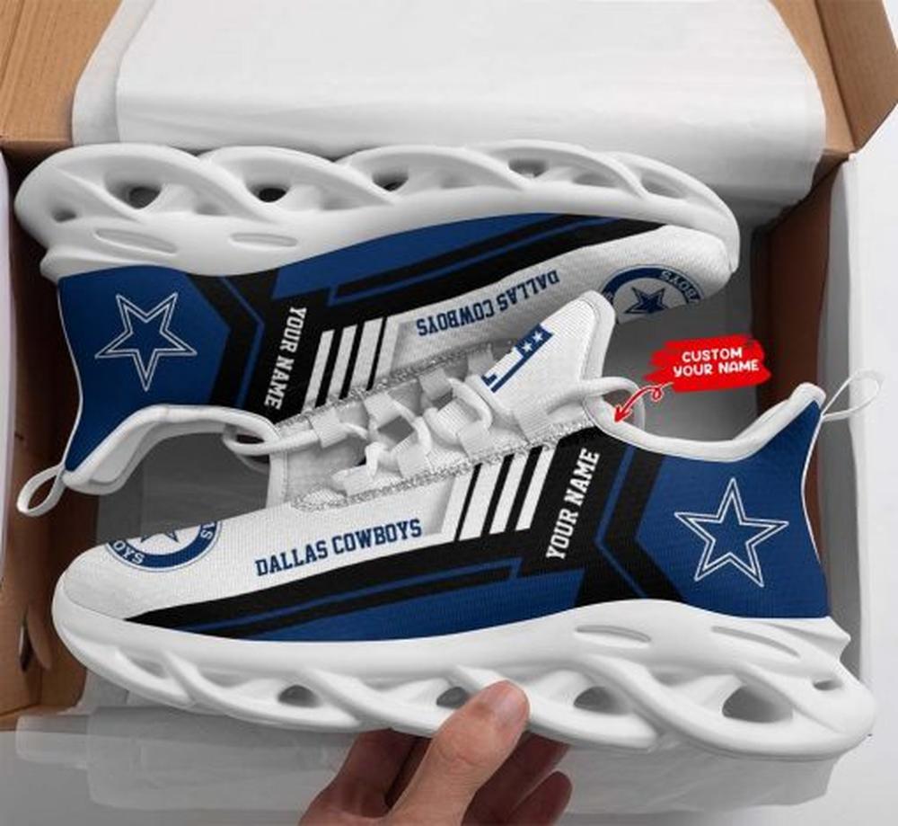 Dallas Cowboys Max Soul Shoes Sneakers for Men And Women – NFL Football Fan Shoes, Team Sneakers - Image 5