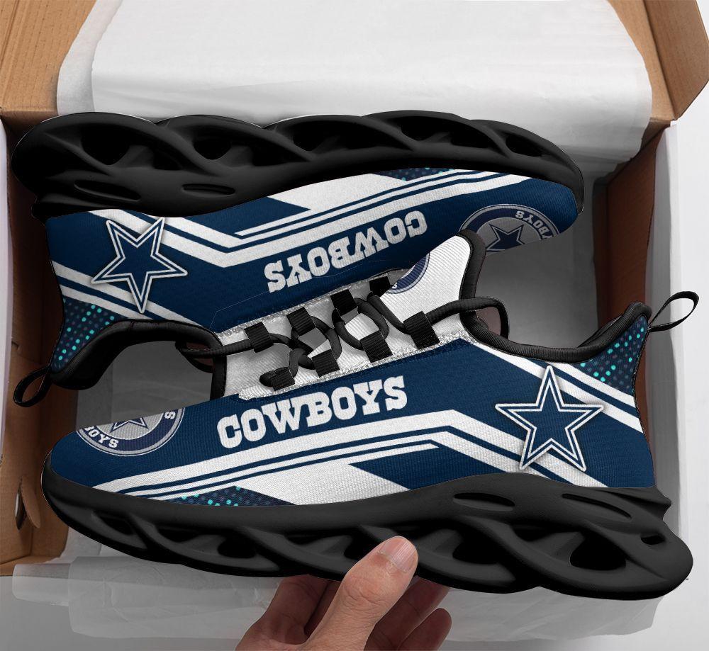 Dallas Cowboys Max Soul Shoes Sneakers for Men And Women – NFL Football Fan Shoes, Team Sneakers - Image 4