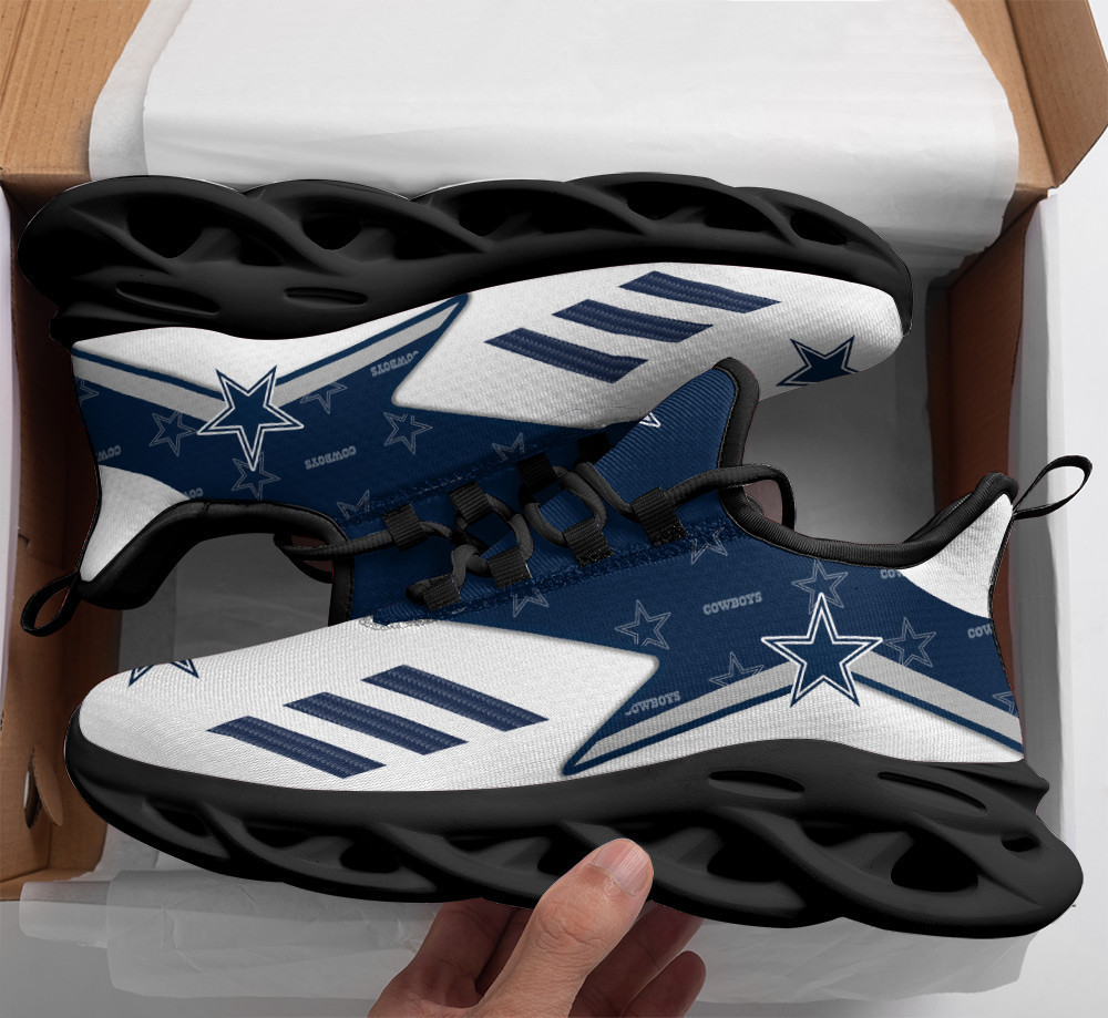 Dallas Cowboys Max Soul Shoes Sneakers for Men And Women – NFL Football Fan Shoes, Team Sneakers