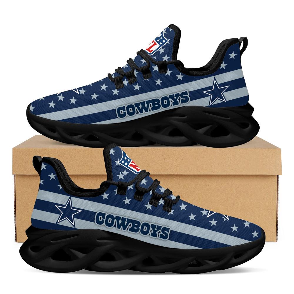 Dallas Cowboys Max Soul Shoes Sneakers for Men And Women – NFL Football Fan Shoes, Team Sneakers - Image 4