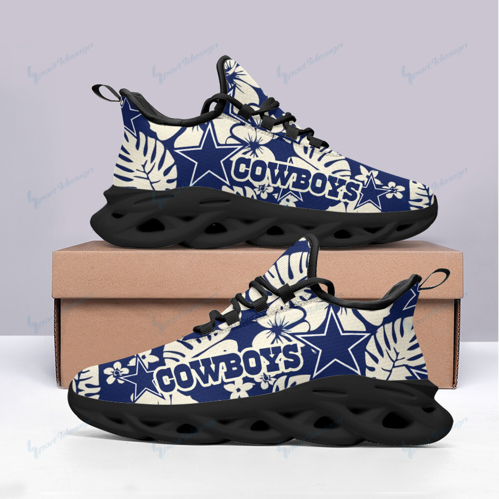 Dallas Cowboys Max Soul Shoes Sneakers for Men And Women – NFL Football Fan Shoes, Team Sneakers