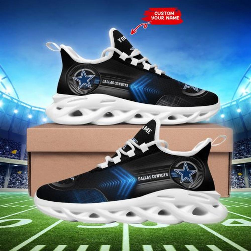 Dallas Cowboys Max Soul Shoes Sneakers for Men And Women – NFL Football Fan Shoes, Team Sneakers - Image 5