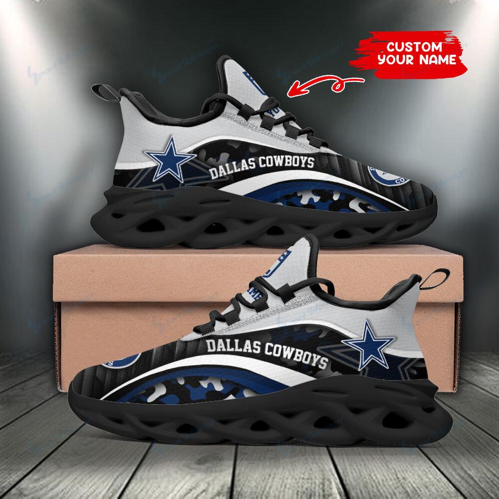 Dallas Cowboys Max Soul Shoes Sneakers for Men And Women – NFL Football Fan Shoes, Team Sneakers - Image 3