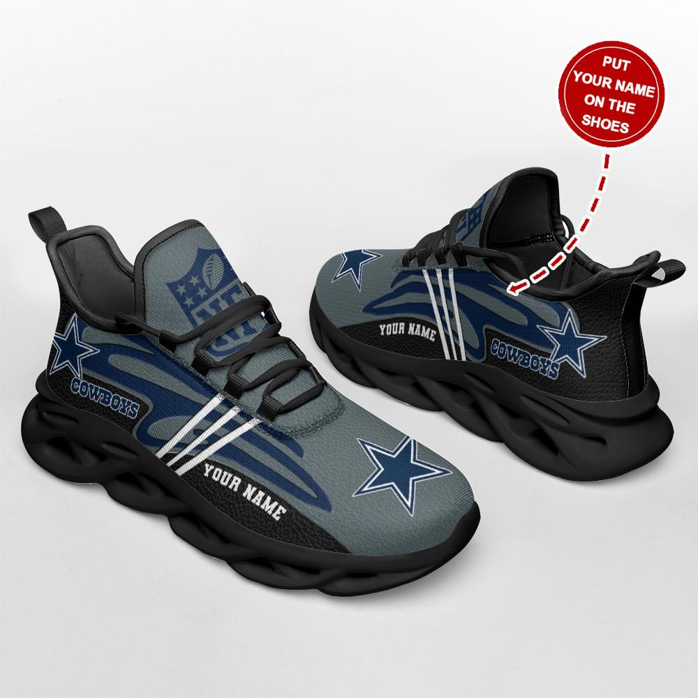 Dallas Cowboys Max Soul Shoes Sneakers for Men And Women – NFL Football Fan Shoes, Team Sneakers - Image 3