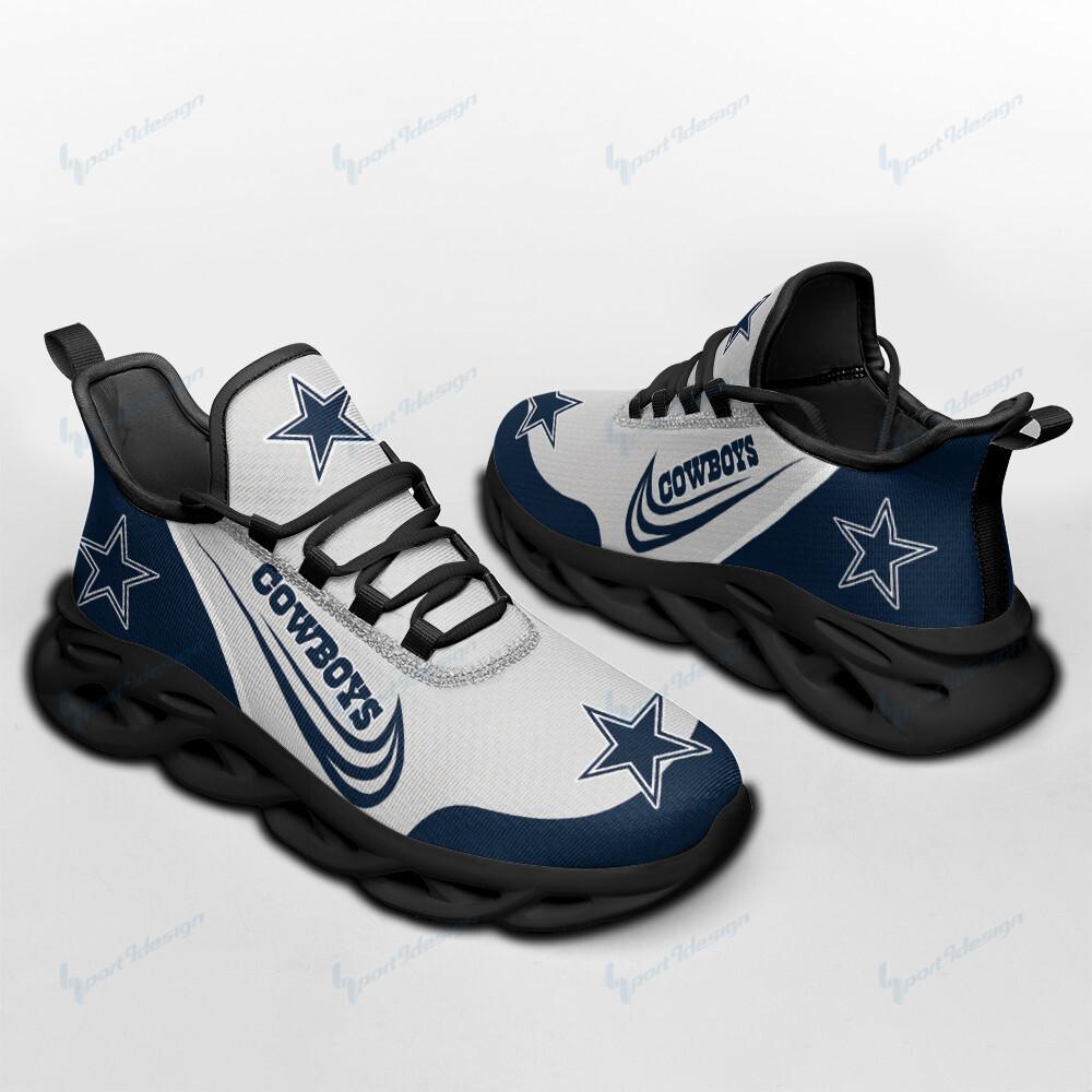 Dallas Cowboys Max Soul Shoes Sneakers for Men And Women – NFL Football Fan Shoes, Team Sneakers - Image 3