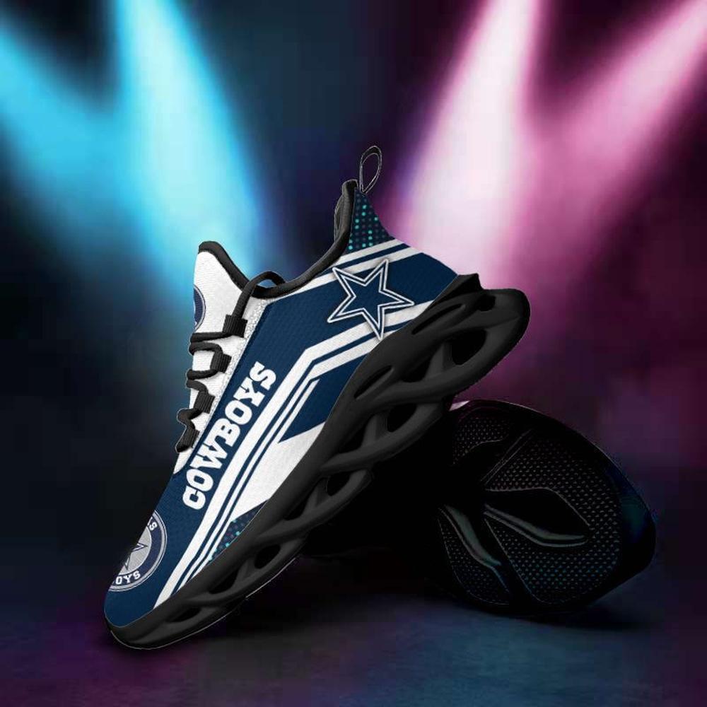 Dallas Cowboys Max Soul Shoes Sneakers for Men And Women – NFL Football Fan Shoes, Team Sneakers - Image 3