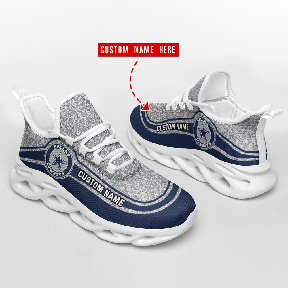 Dallas Cowboys Max Soul Shoes Sneakers for Men And Women – NFL Football Fan Shoes, Team Sneakers - Image 3