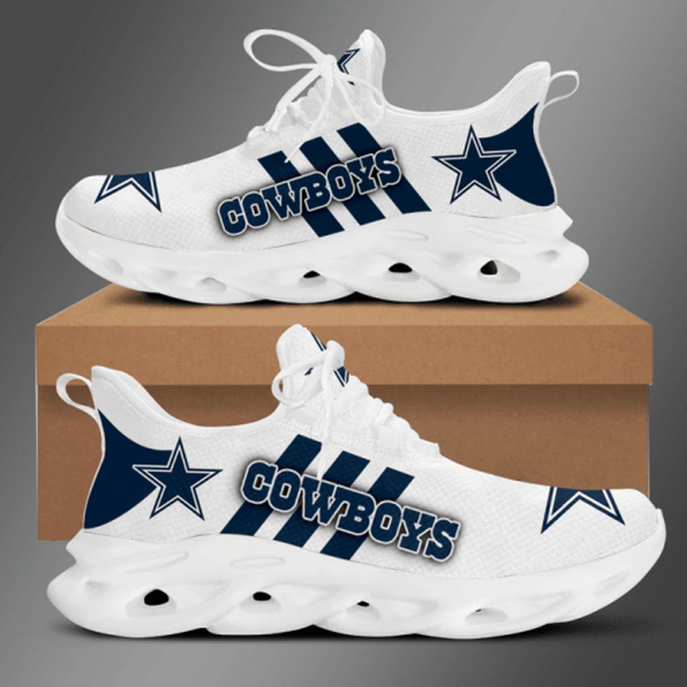 Dallas Cowboys Max Soul Shoes Sneakers for Men And Women – NFL Football Fan Shoes, Team Sneakers - Image 3