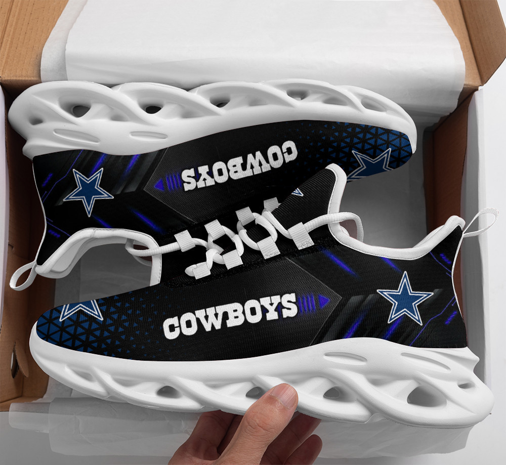 Dallas Cowboys Max Soul Shoes Sneakers for Men And Women – NFL Football Fan Shoes, Team Sneakers